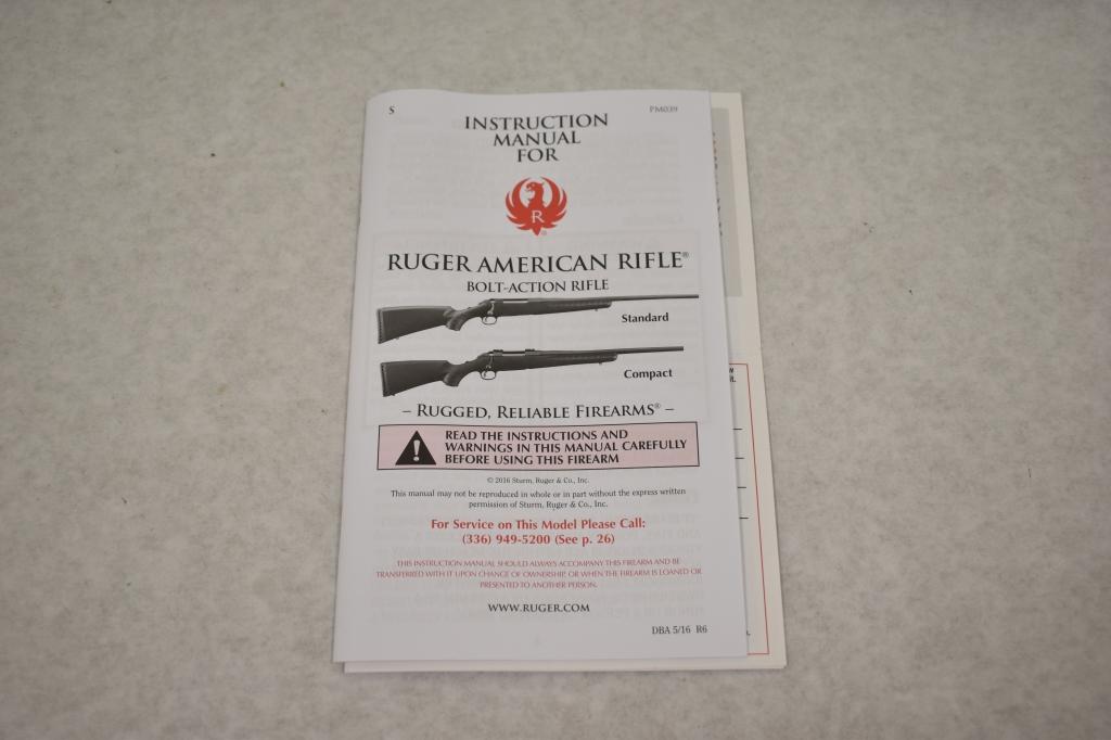 Gun. Ruger Model American 450 Bushmaster Rifle
