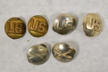 Six Military WWII Pins
