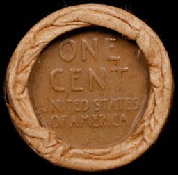 Lincoln Wheat Cent 1c Mixed Roll Orig Brandt McDonalds Wrapper, 1919-s end, Wheat other end