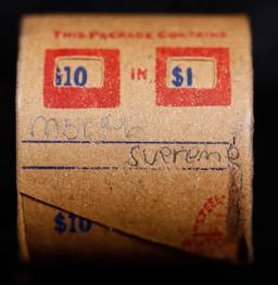 *EXCLUSIVE* Hand Marked " Morgan Supreme," x10 coin Covered End Roll! - Huge Vault Hoard  (FC)