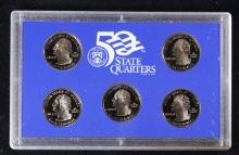 2003 United States Mint Proof Quarters 5 pc set No Outer Box