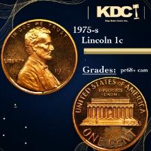 Proof 1975-s Lincoln Cent 1c Grades GEM++ Proof Cameo