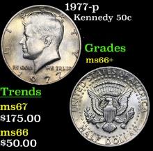 1977-p Kennedy Half Dollar 50c Grades GEM++ Unc