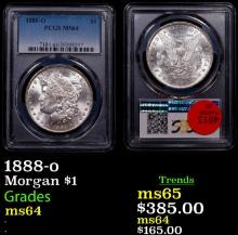PCGS 1888-o Morgan Dollar $1 Graded ms64 By PCGS
