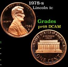 Proof 1978-s Lincoln Cent 1c Grades GEM++ Proof Deep Cameo
