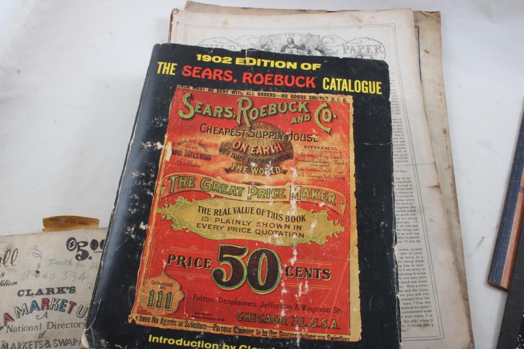 1902 Sears Catalog, 1854 American Tract Society+