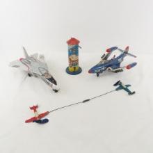 Vintage Tin Airplane toys