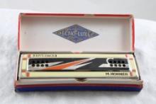 M Hohner's Echo-Luxe Harmonica C & G in Orig Box