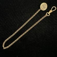 Vintage Simmons yellow gold-filled watch chain