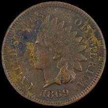 1869 U.S. Indian head cent