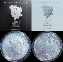 2023 U.S. peace silver dollar