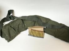 120 ROUNDS 30CAL M1 CARBINE AMMO IN BANDOLIER