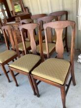 7 Oak Dining Chairs