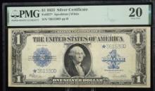 1923 $1 Silver Certificate Blue Seal Star 361530D PMG20VF