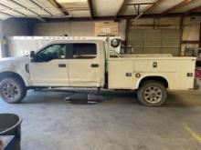 2019 Ford F250 Crew Cab Open Utility Body / 198,537 Miles / Located: San Angelo, TX