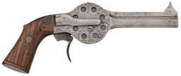 J.F. Gouery Canat & Cie Noel Patent Pill-Primed Turret Revolver