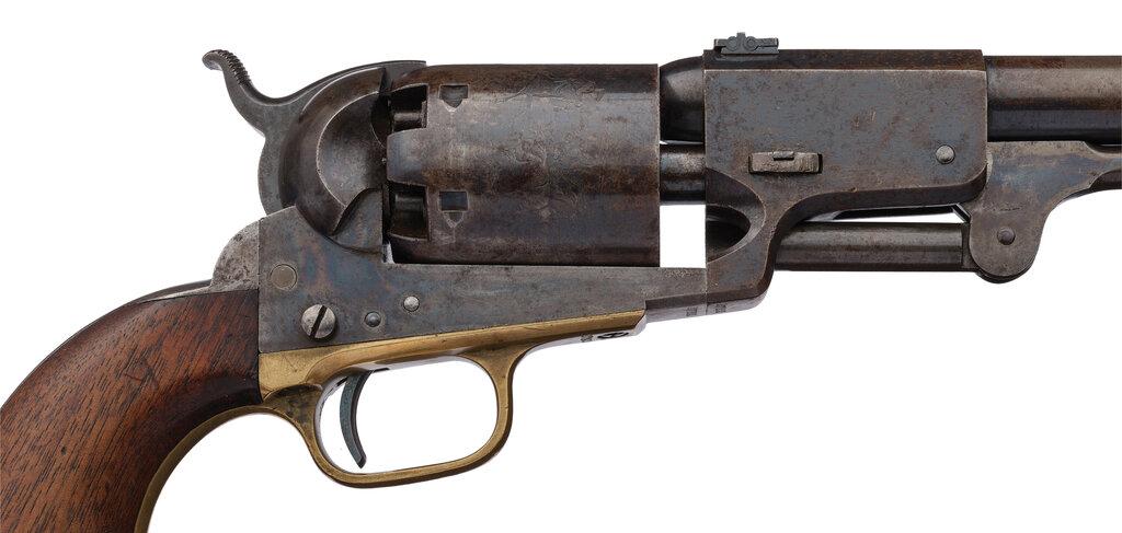 U.S. Colt Third Model Dragoon Percussion Revolver with Stock