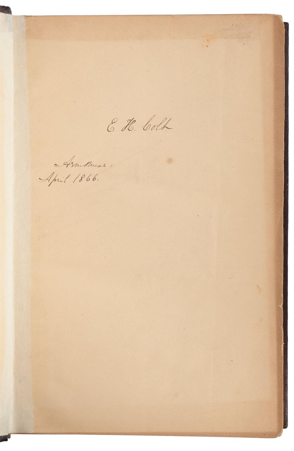 Elizabeth Colt Signed The Great Rebellion from the Colt Library