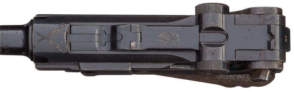 World War I Era Imperial Russian Contract DWM 1906 Luger Pistol