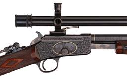 Ulrich Factory Engraved and Inlaid Marlin Deluxe Model 20 Rifle
