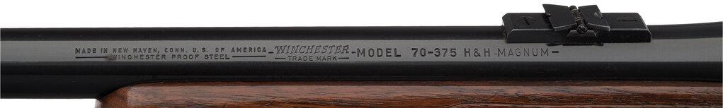 Pre-64 Winchester Model 70 Alaskan Rifle in .375 H&H Magnum
