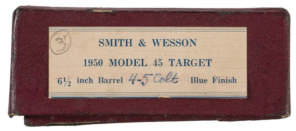 Smith & Wesson.45 Hand Ejector Model of 1950 Target in .45 Colt