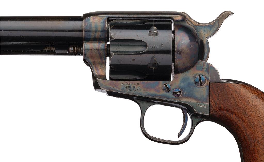 Black Powder Frame Colt Single Action Army Revolver