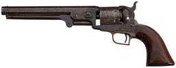 1st Year Squareback Colt Model 1851 Navy Percussion Revolver