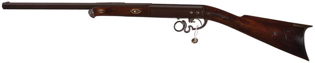 19th Century Tip-Up Barrel Underlever Gallery Air Gun by Sieber