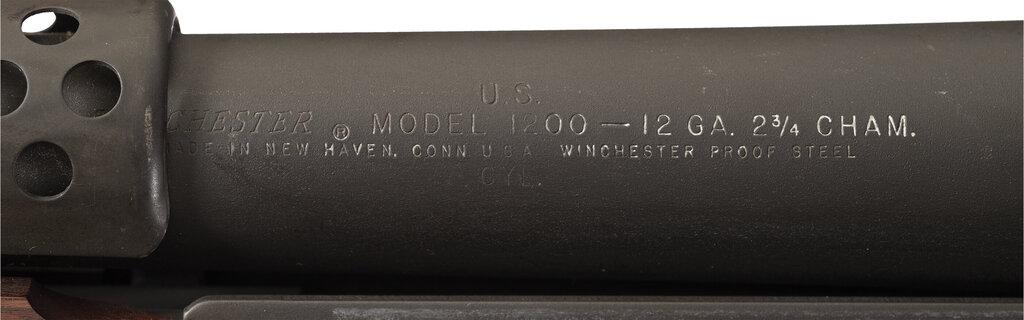 Vietnam Era U.S. Marked Winchester Model 1200 "Trench" Shotgun