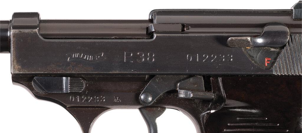 World War II Walther Zero Series P.38 Pistol