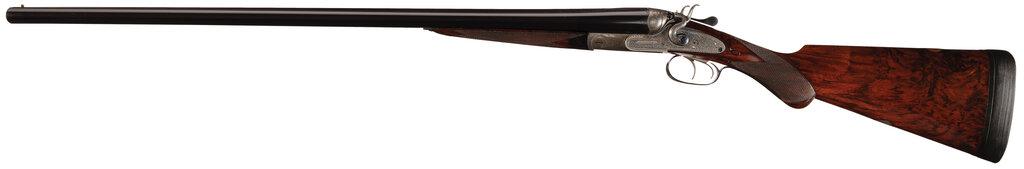 J. Yates/Richard Ellis & Sons Double Barrel Hammer Shotgun