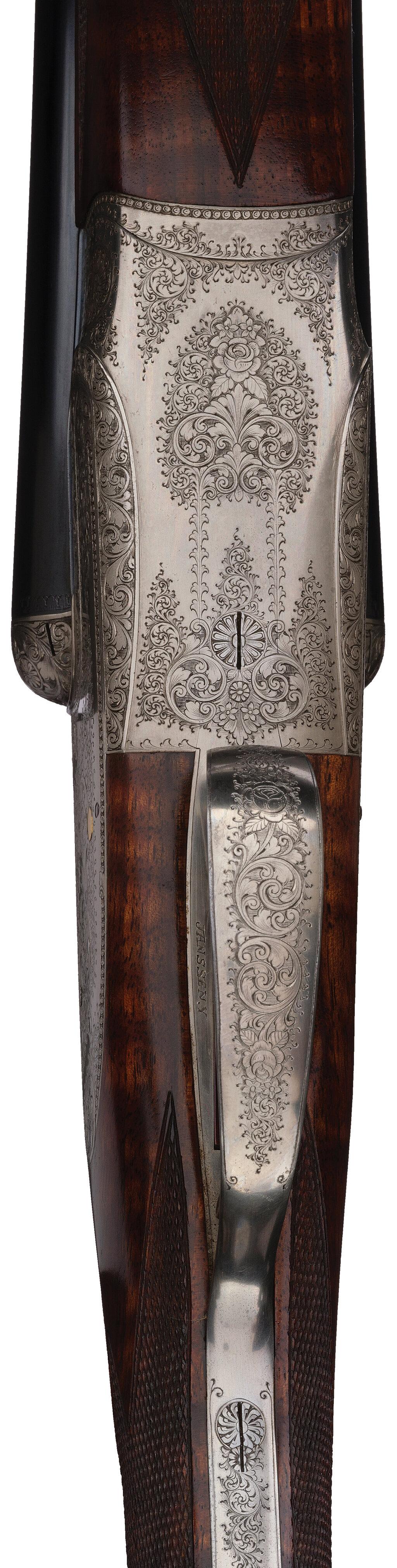 Lebeau Courally Sidelock Double Barrel Shotgun with Case