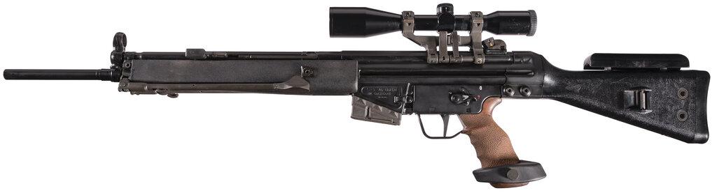 H&K SR9 Sporting Rifle with Scope and Bipod