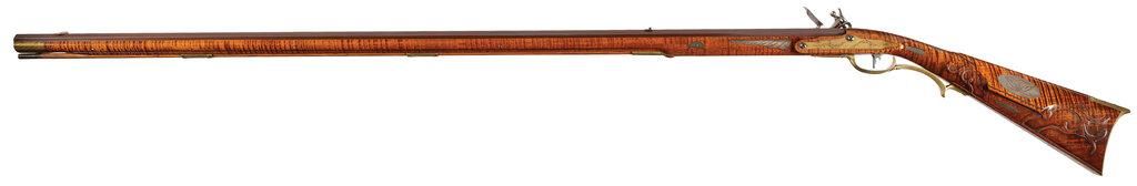 Contemporary Bedford American Long Rifle by Don King in 1982