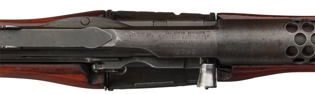 Johnson 1941 Semi-Automatic Rifle with U.S.M.C. Modified Sights