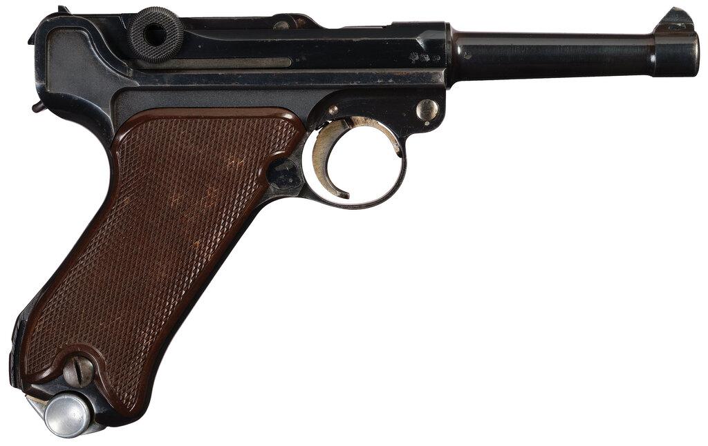 German "1936" Dated Krieghoff Luftwaffe P.08 Luger Pistol