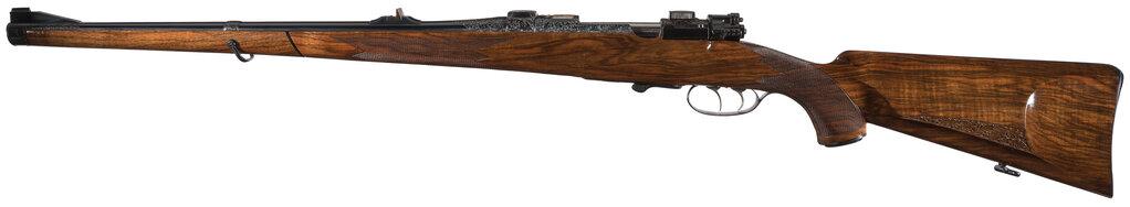 Walter Kolouch Engraved and Inlaid Bolt Action Sporting Rifle