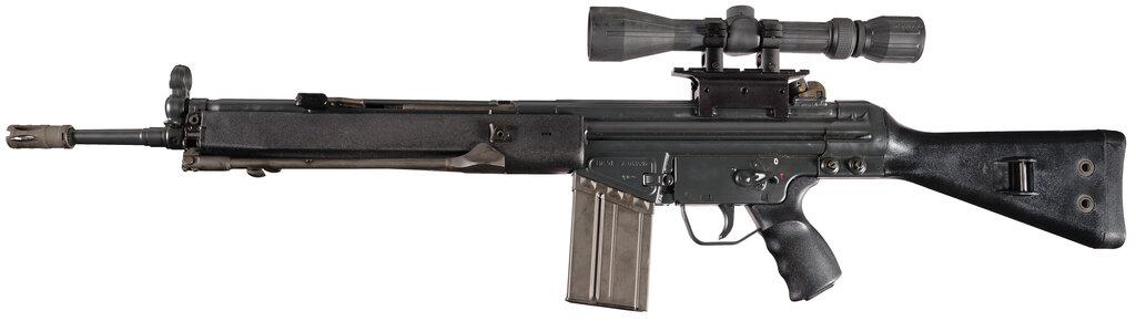 Pre-Ban Heckler & Koch HK91 Rifle with Scope