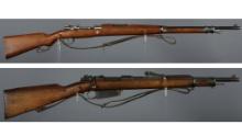 Two South American Military Contract DWM Bolt Action Rifles