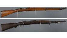 Two South American Military Mauser Pattern Bolt Action Rifles