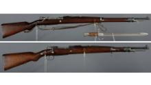 Two Argentine Contract Mauser Bolt Action Rifles