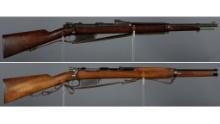 Two South American Contract DWM Model 1891 Bolt Action Rifles
