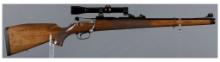 Engraved Mauser Model 66S Bolt Action Mannlicher Rifle