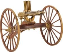Desirable Furr Miniature Model 1874 Gatling Gun with Case