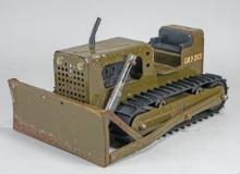 Tonka Army Bulldozer GR 2-2431, Ca. 1960's