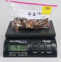 Approx. +/- 4.2 Lbs. Wheat Pennies