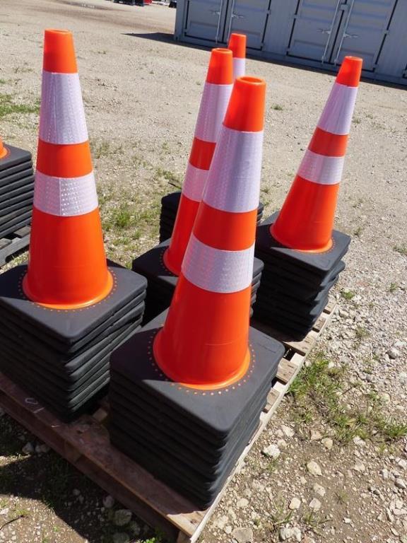 50 SAFETY HIGHWAY CONES