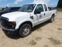 2008 FORD F250 EXTENDED CAB XL TRUCK