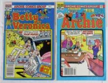 Archie #321 (1983) & Betty & Veronica #327/ Bronze Age DeCarlo GGA Covers